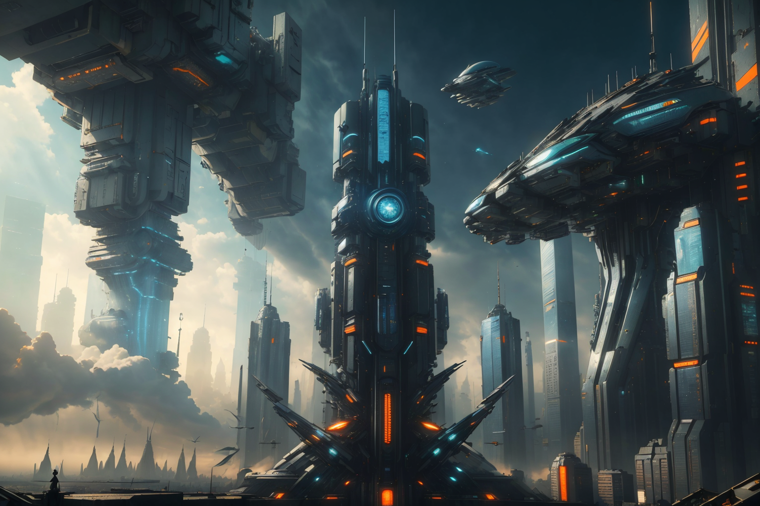 01728-2298615191-((Best quality)),((masterpiece)),((realistic)),futuristic style,cyberpunk,skyscraper,metropolis,sense of science and technology,.png